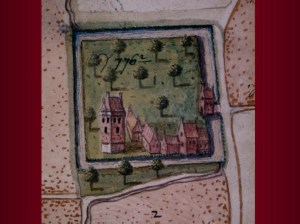 Hof ter Hofstad in kaartboek van Karel van Croÿ anno 1598