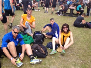 De Winnie, de Merckx, Bart en Kristel maken zich klaar voor de Spartacusrun